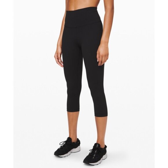 Lululemon Align Crop Legging Black Athleisure 6 - Picture 3 of 9